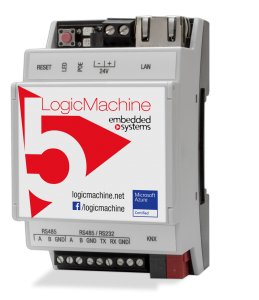 LogicMachine5 Lite Power with KNX TP1, ModBus, Bacnet, 1 x RS-485, 1 x RS-485/RS-232, Passive PoE