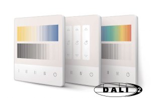 DALI-2 Touchpanel DIM, 4 Scenes, colour RGB