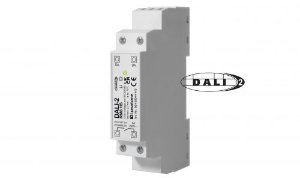 The DALI RM8 HS provides a relay contact that can be controlled via the DALI bus